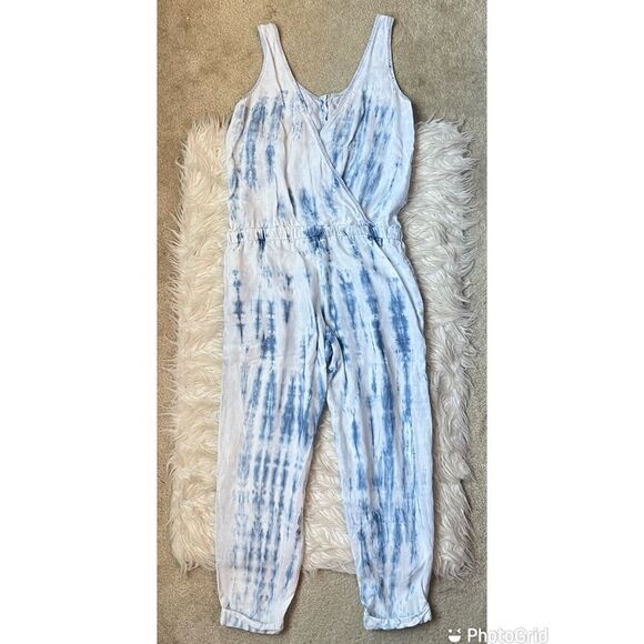 Anthropologie Cloth & Stone Makai Tie-Dye Jumpsuit - Picture 5 of 8